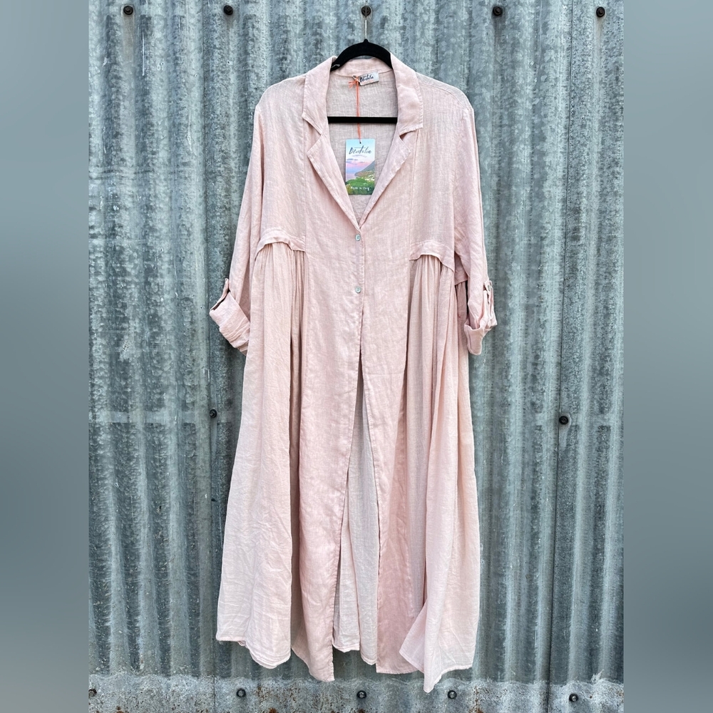 Devitalia Linen Coat Dress